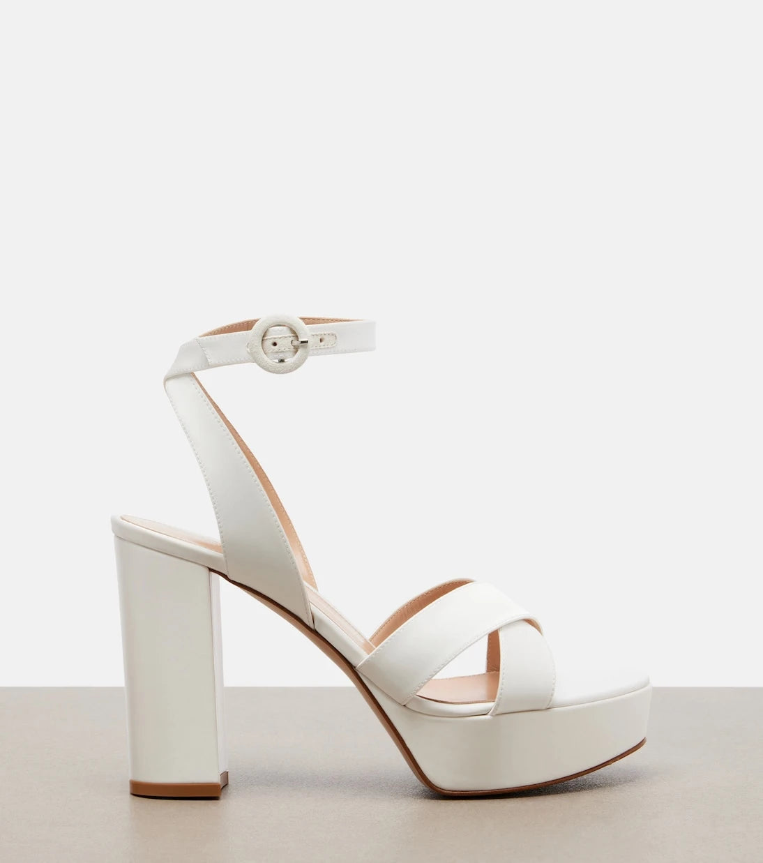 Gianvito Rossi - Sabrina satin platform sandals