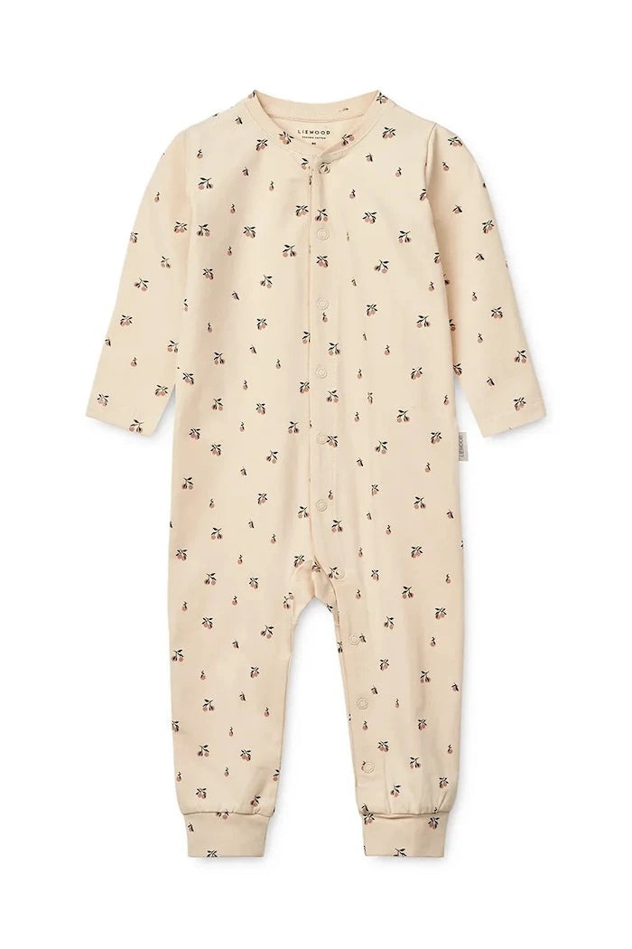 Бебешки ританки Liewood Birk Printed Pyjamas Jumpsuit