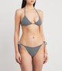 Hunza G Black Gingham Sabrina Triangle Bikini