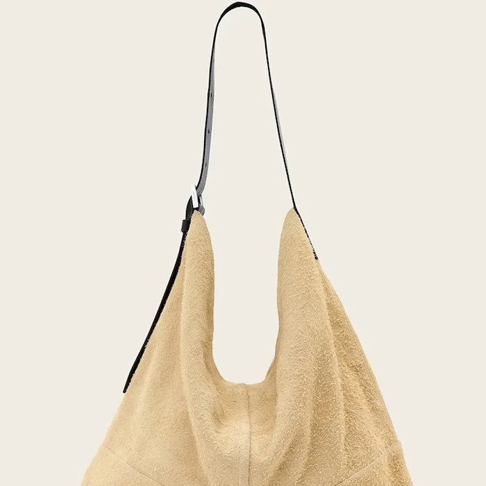 AllSaints ASHA süet kadın hobo çanta