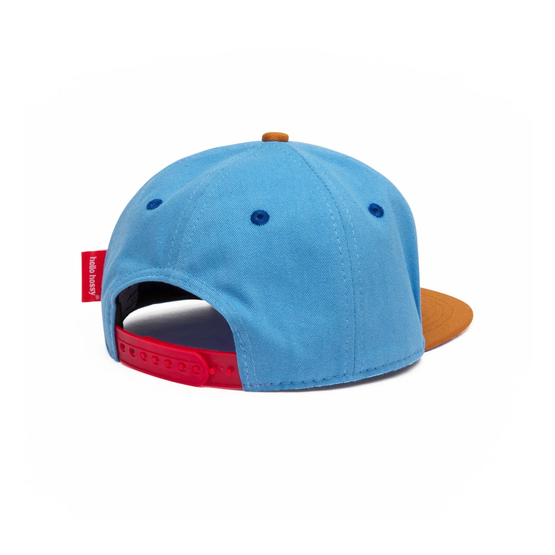 Hello Hossy - Plain Flat Visor Cap | Denim blue