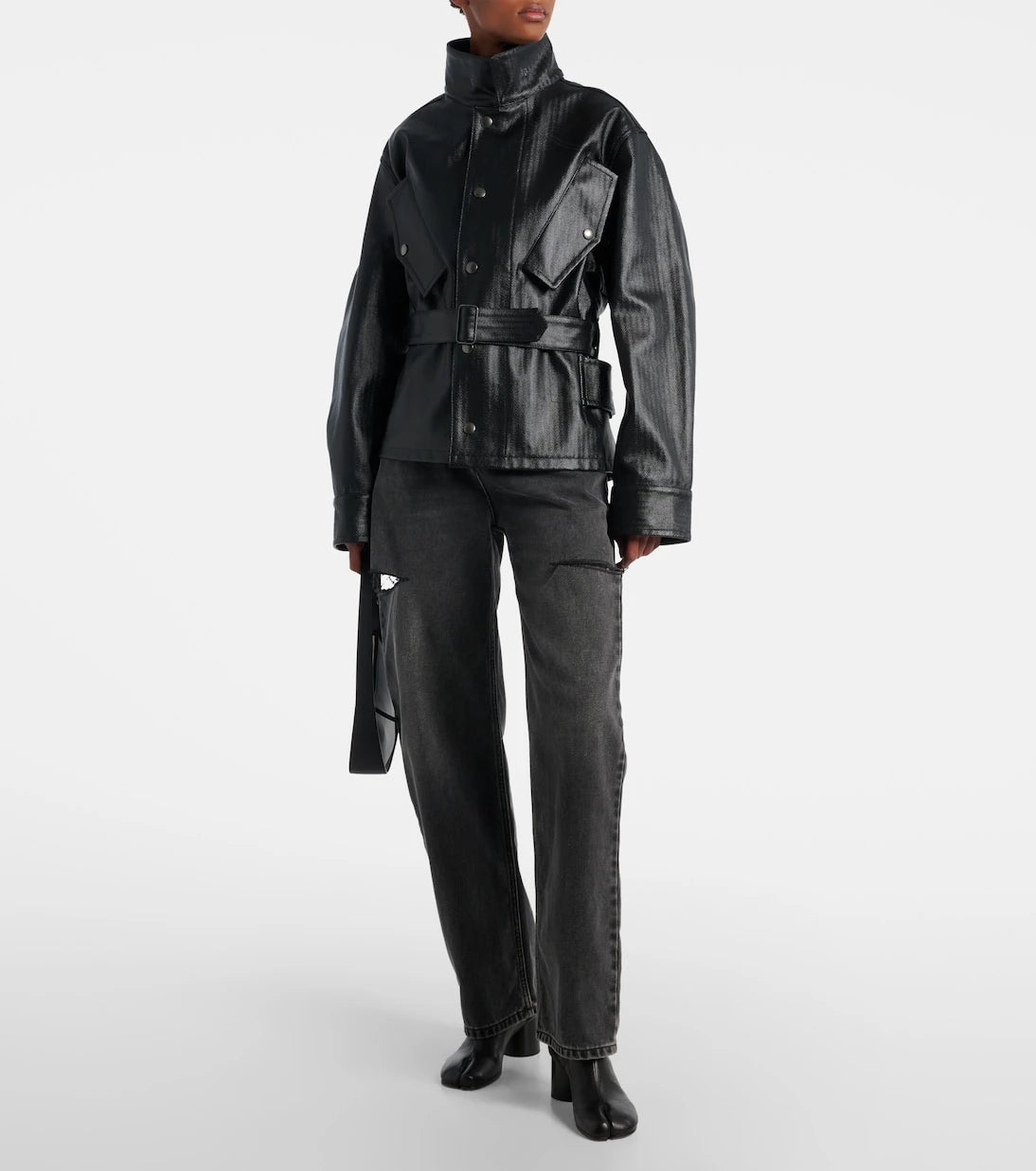 Maison Margiela - Herringbone cotton jacket