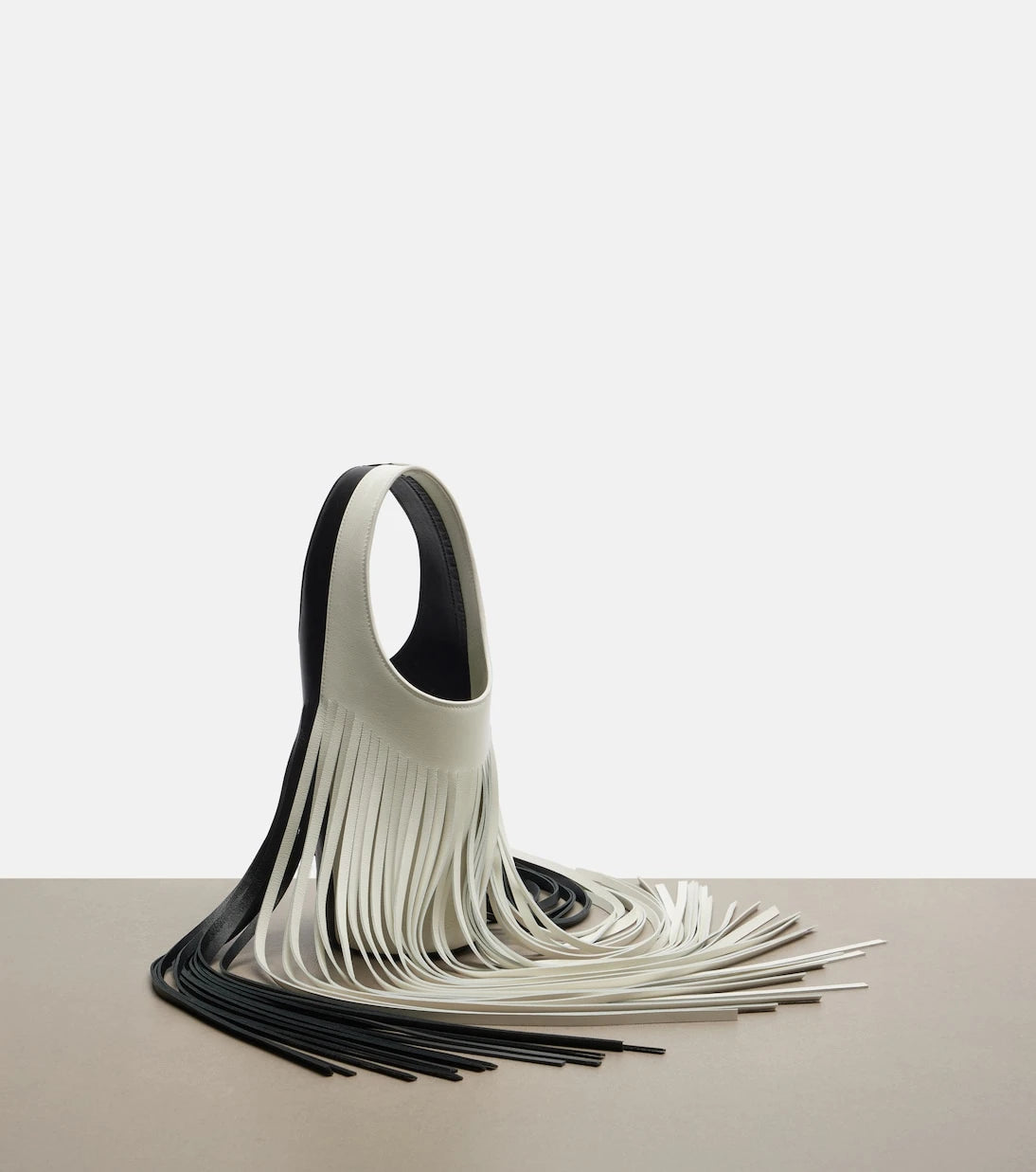 Khaite - Livia Small fringed leather tote bag