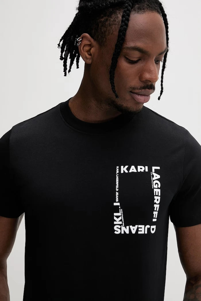 Karl Lagerfeld Jeans Erkek Pamuklu Tişört