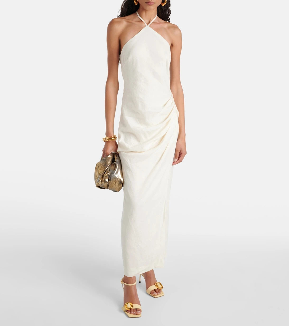 Simkhai - Hansel halterneck linen maxi dress