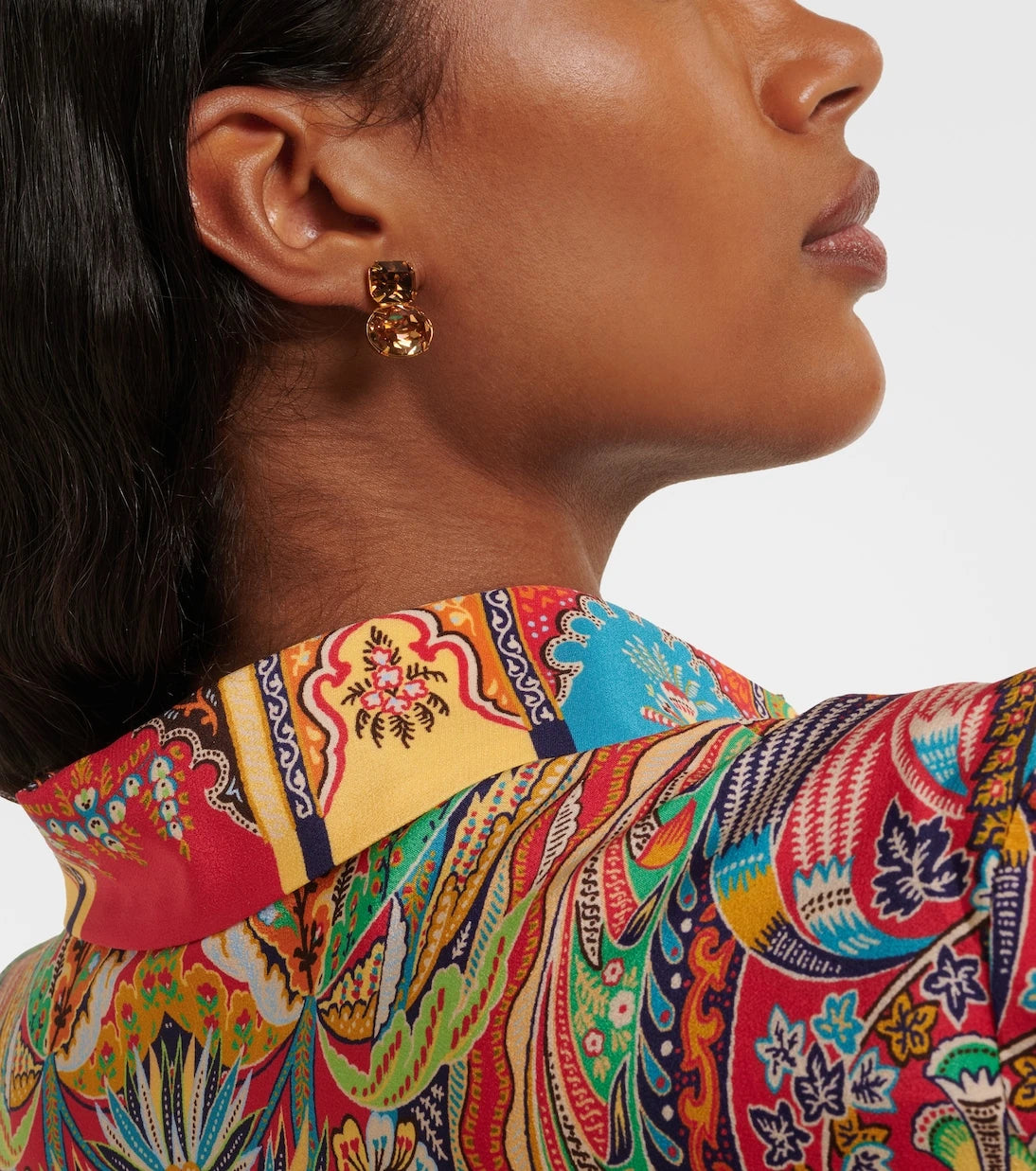 Jennifer Behr - Maureen crystal-embellished earrings