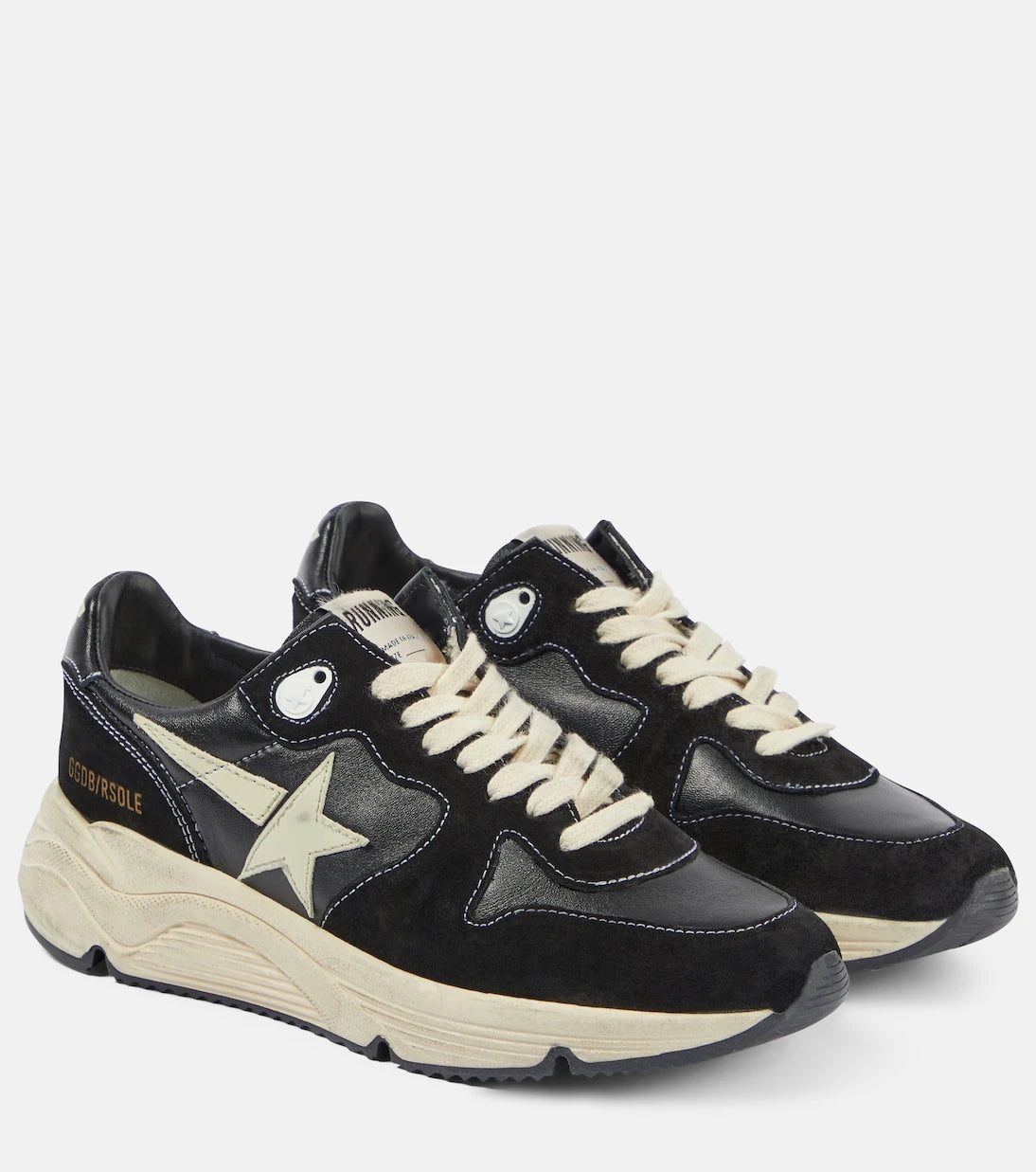 Golden Goose - Running Sole suede and leather sneakers