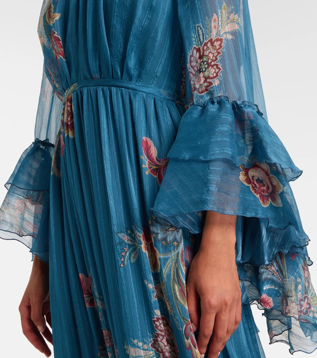 Etro - Paisley silk chiffon gown