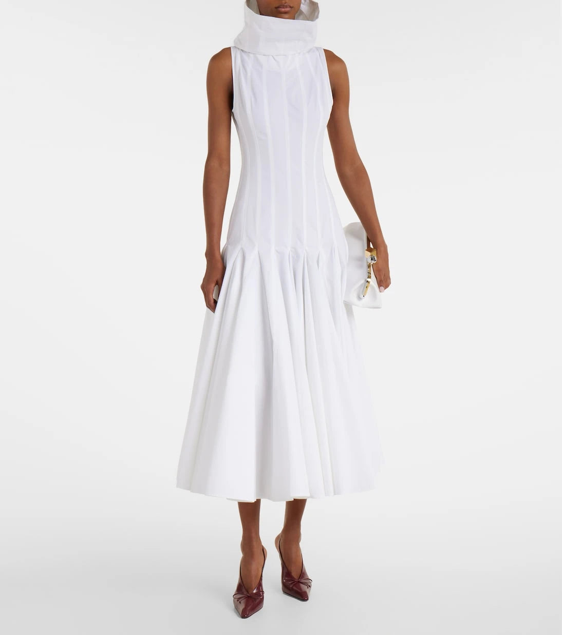Jacquemus - Triana cotton poplin midi dress