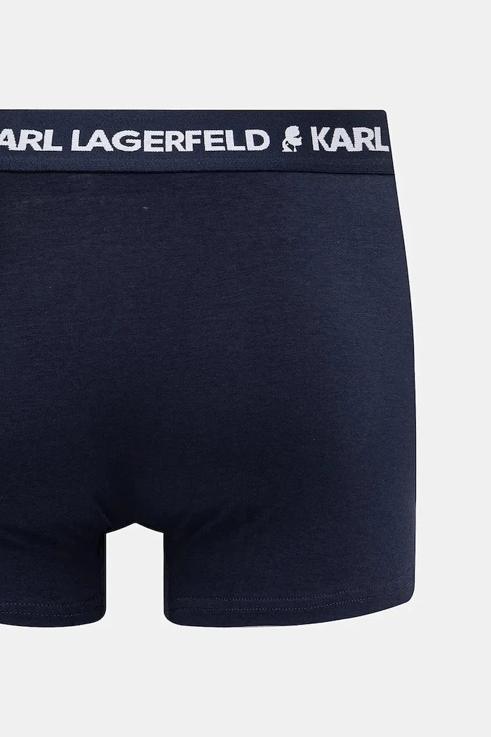 Karl Lagerfeld pamuklu elastan erkek boxer 3'lü