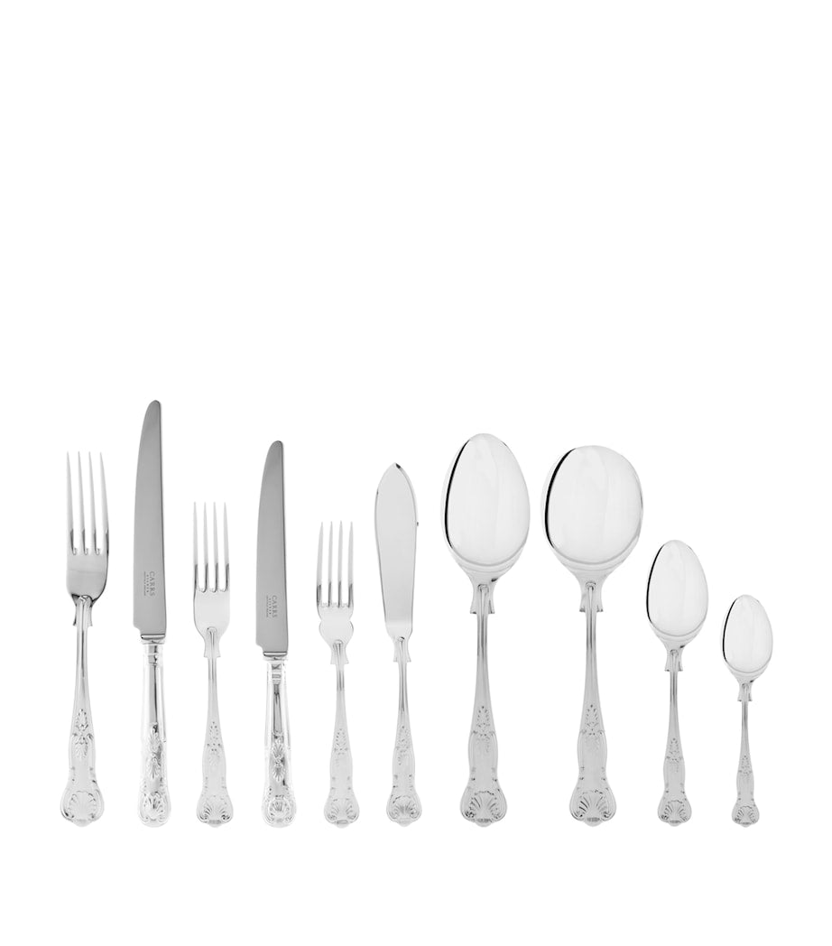 Carrs Silver Kings Silver Plated 44-Piece Set