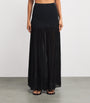 Hybrid Maxi Skirt BLACK