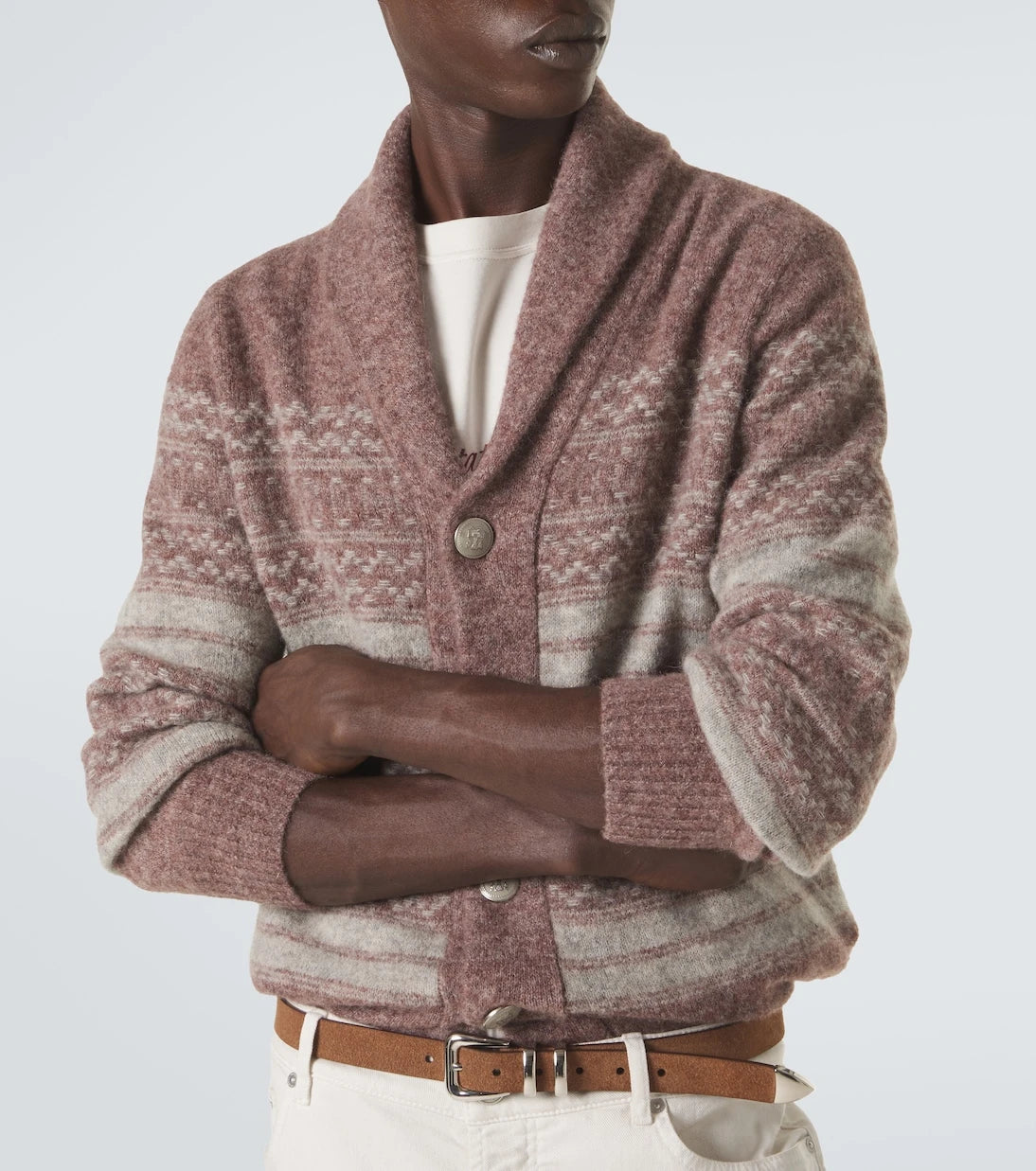 Brunello Cucinelli - Alpaca, cashmere, and wool-blend cardigan