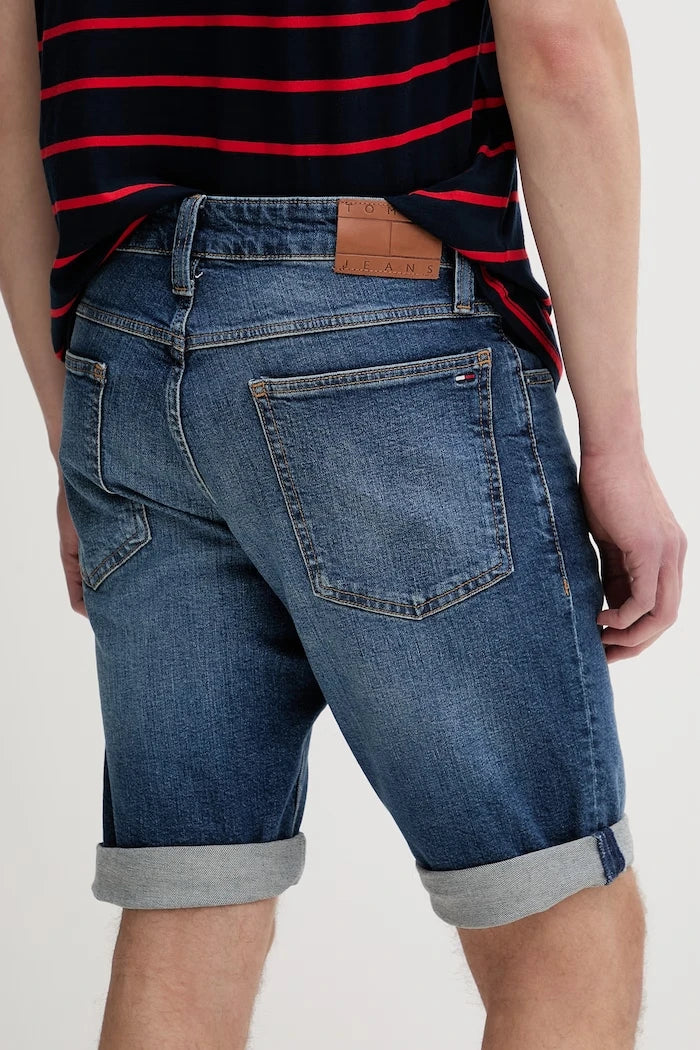Tommy Jeans къс панталон мъжки от деним