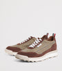 Thom Browne Suede Check Alumni Sneakers