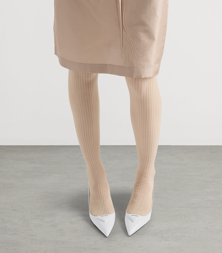 Prada Patent Leather Slingback Pumps 55