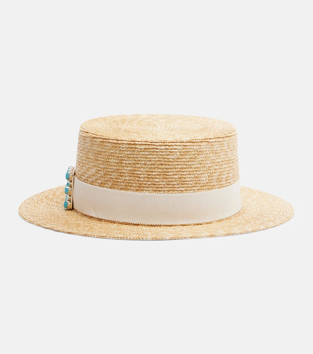 Roger Vivier - Très Vivier straw boater hat