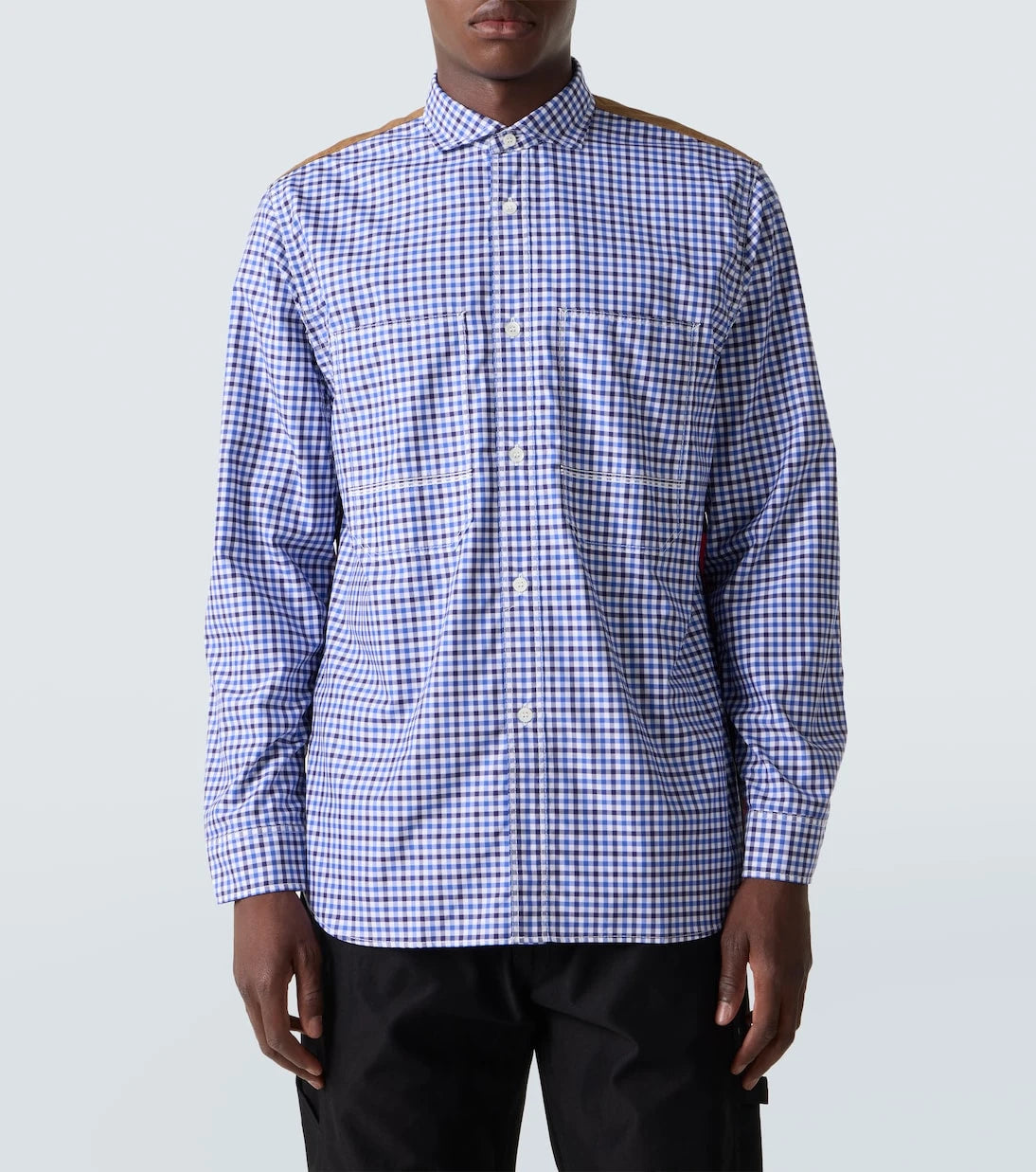 Junya Watanabe - Checked cotton shirt