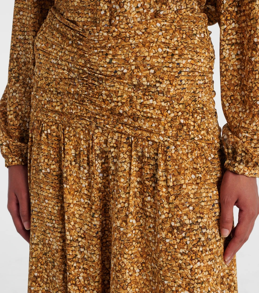 Isabel Marant - Syana printed silk-blend maxi skirt