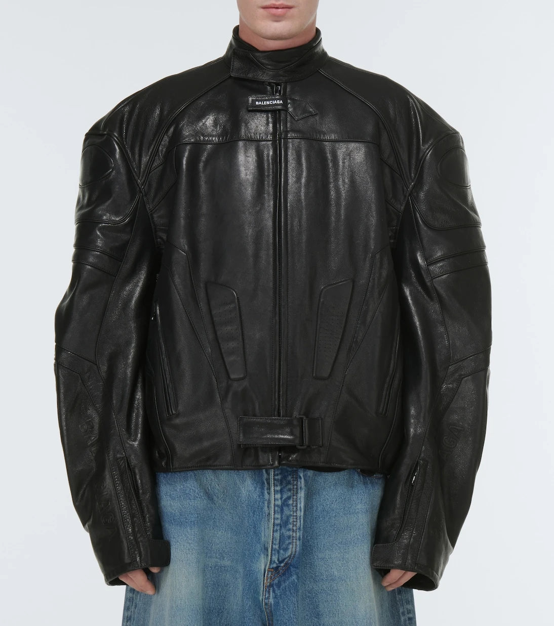 Balenciaga - Leather biker jacket