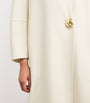 Fabiana Filippi White Cashmere Wrap Coat