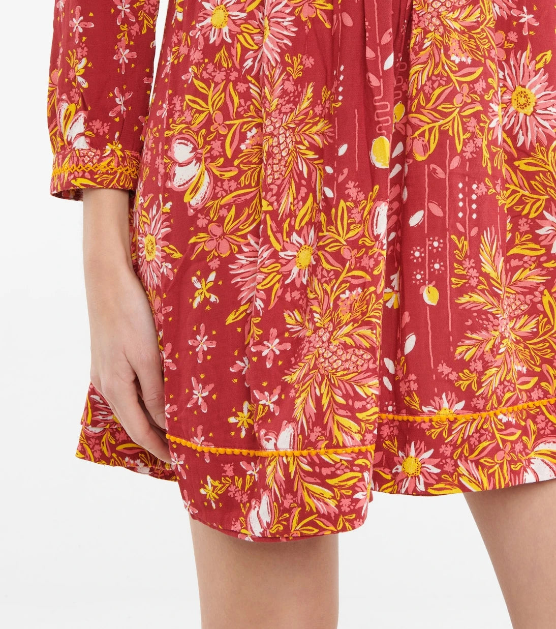 Poupette St Barth - Ola fringed printed minidress