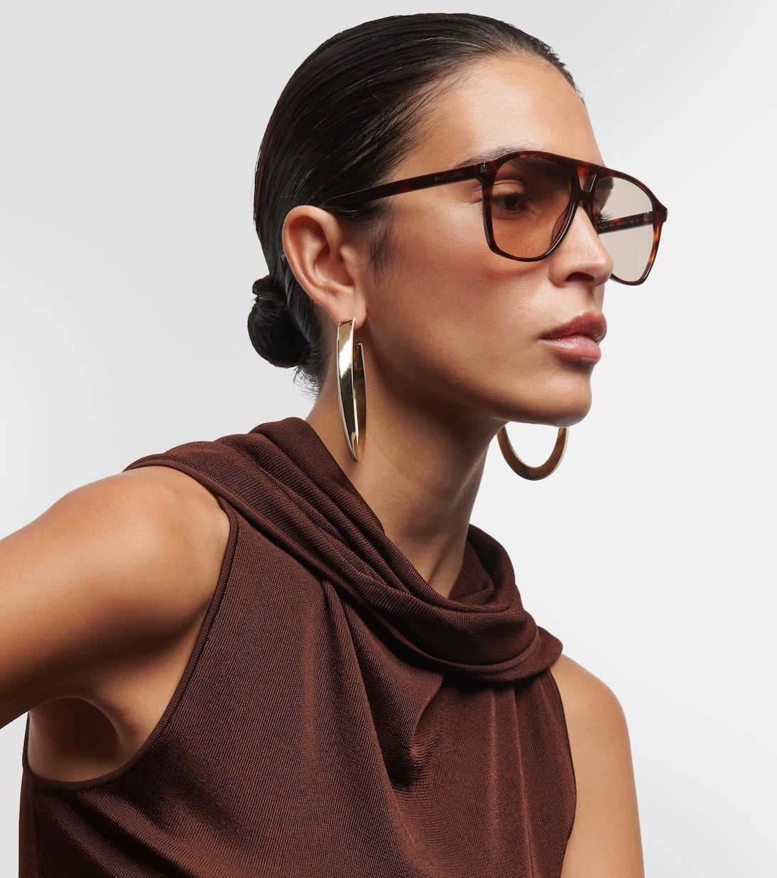 Saint Laurent - SL 596 aviator sunglasses