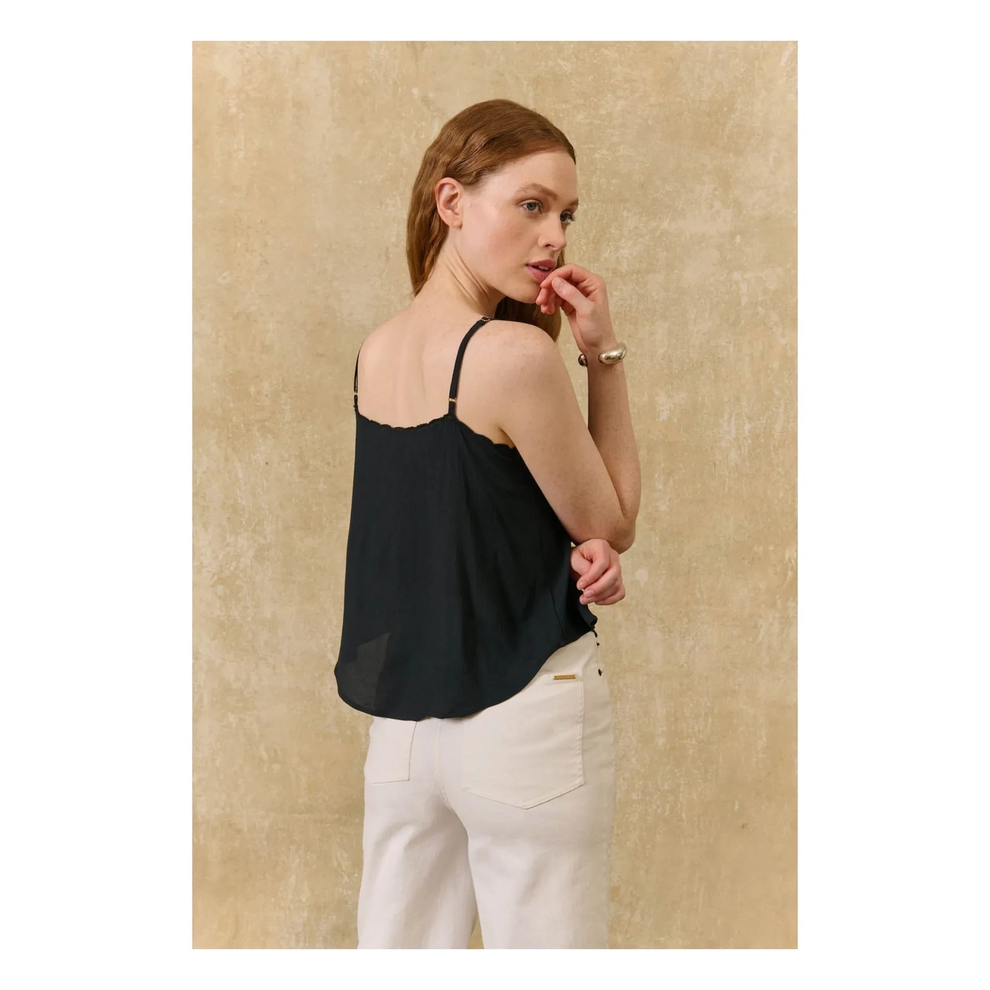 Louise Misha - Suena tank top | Black