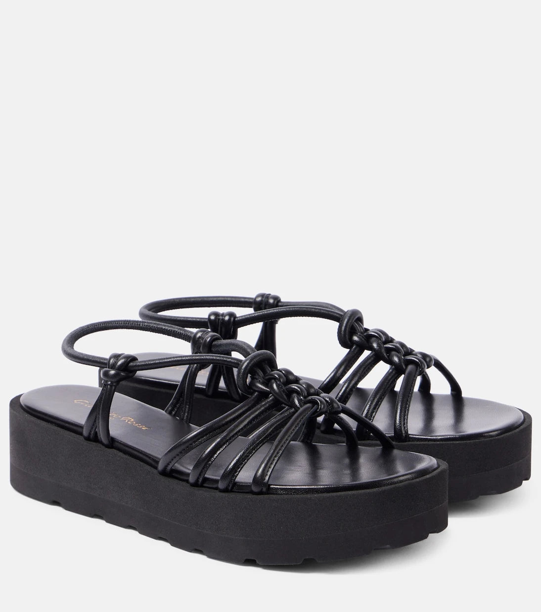 Gianvito Rossi - Hebe platform leather sandals