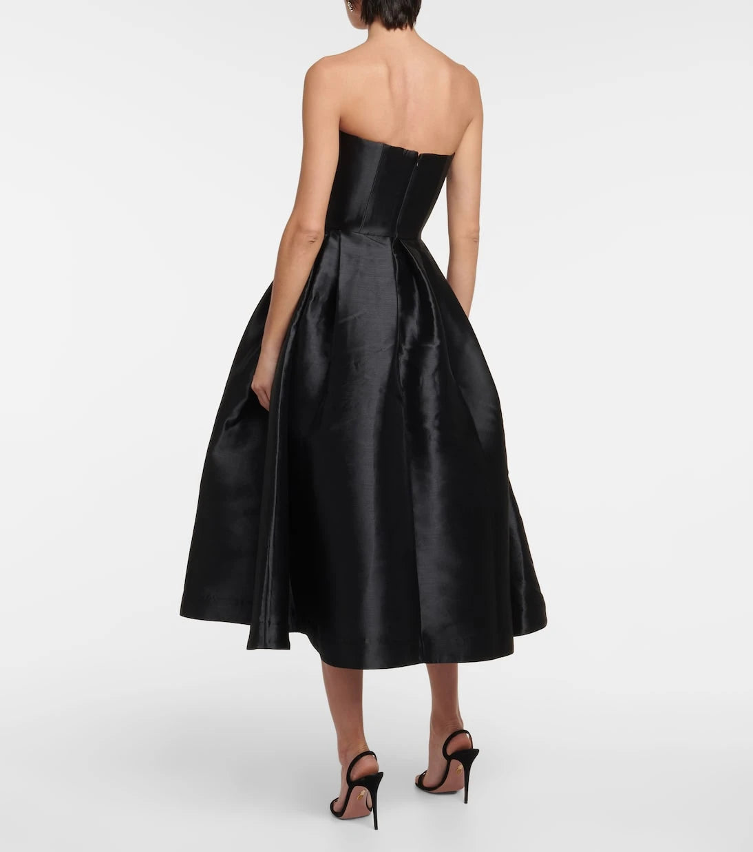 Alex Perry - Strapless faille midi dress