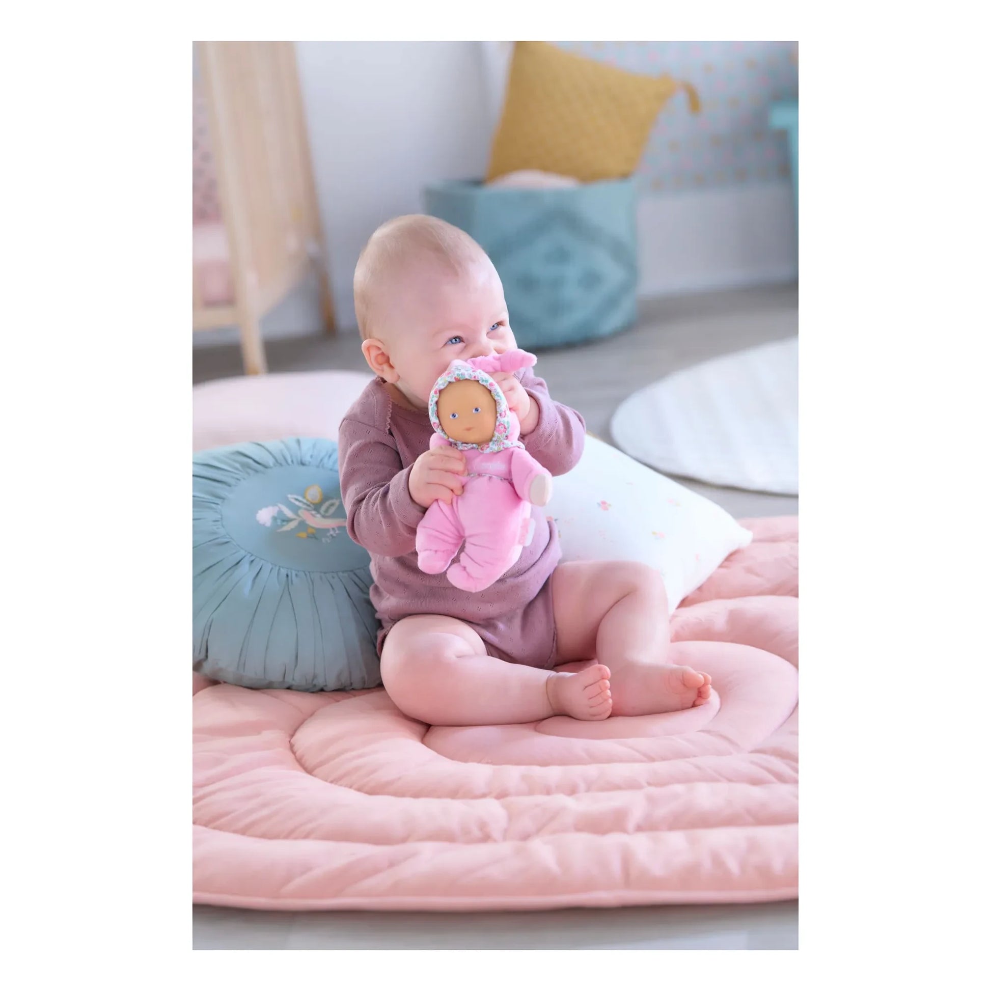 Corolle - Babidoux - Flowering garden cuddly toy | Pink