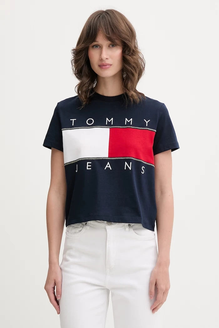 Tommy Jeans тениска дамска от памук