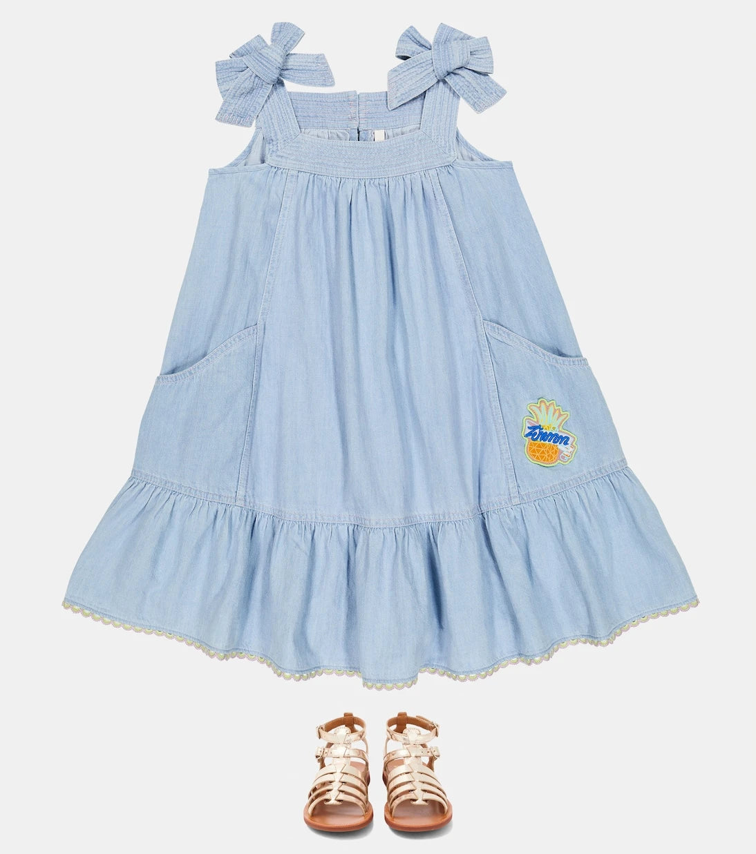 Zimmermann Kids - Halcyon denim dress