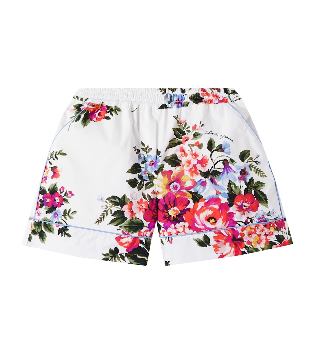 Dolce&Gabbana Kids - Floral cotton poplin shorts