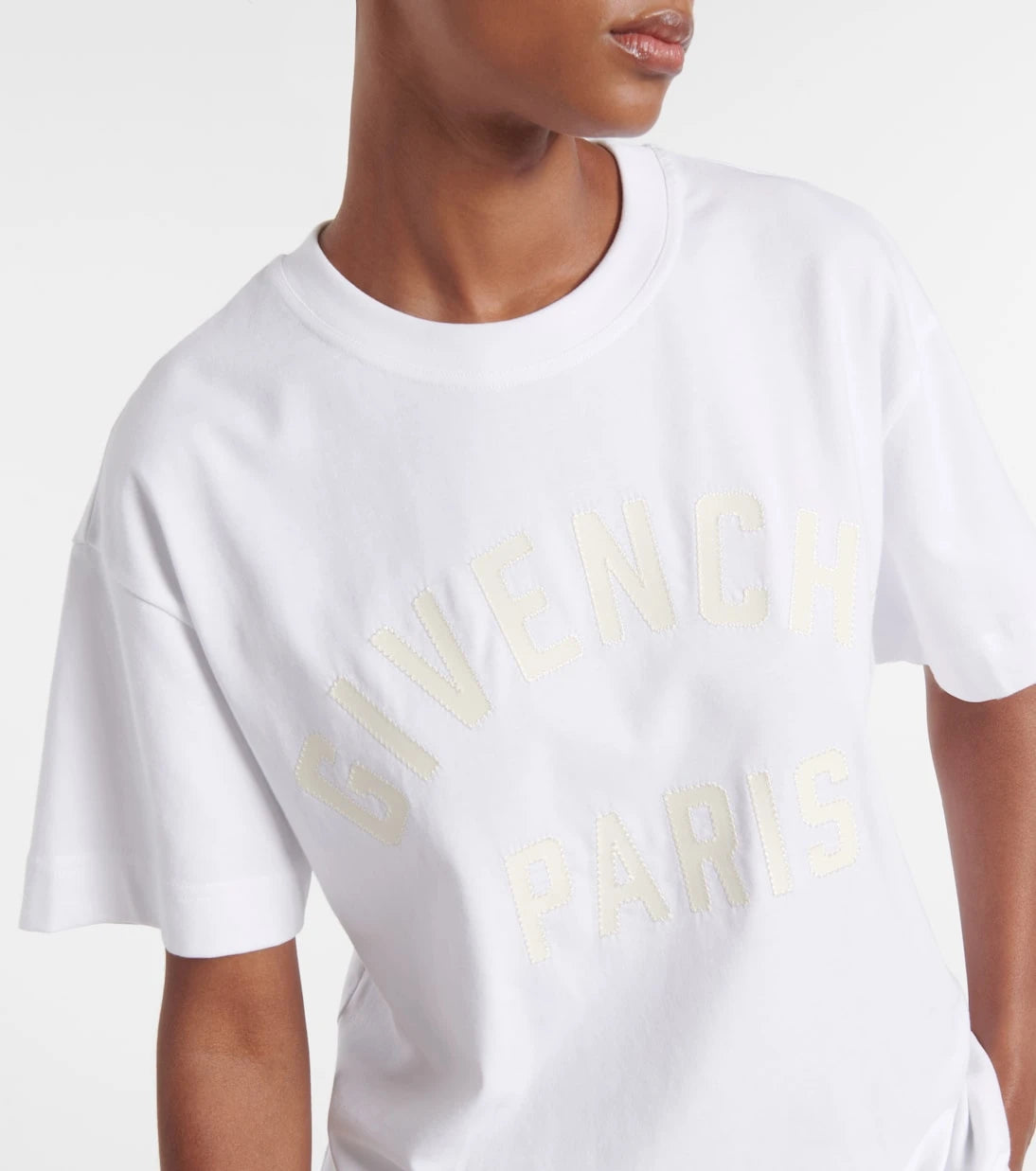 تيشيرت جيرسي قطن بشعار Givenchy - Paris