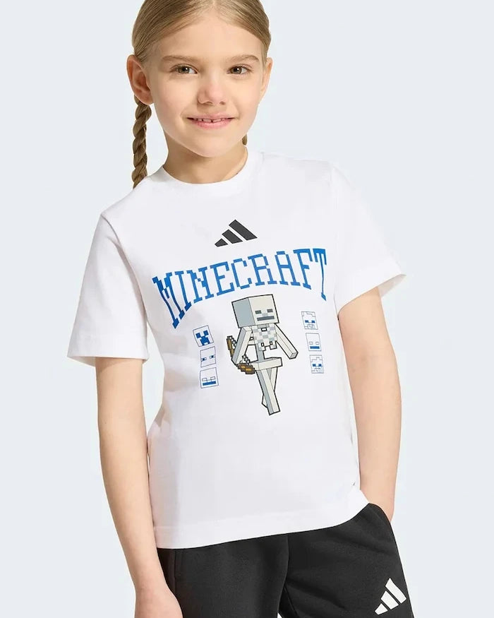 adidas çocuk pamuklu MINECRAFT tişört