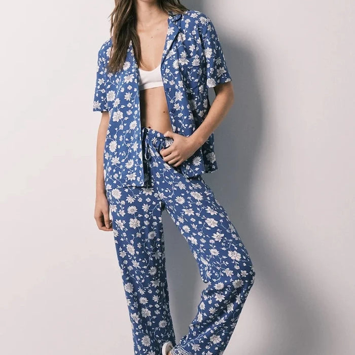 women'secret kadın viskon iki parçalı pijama