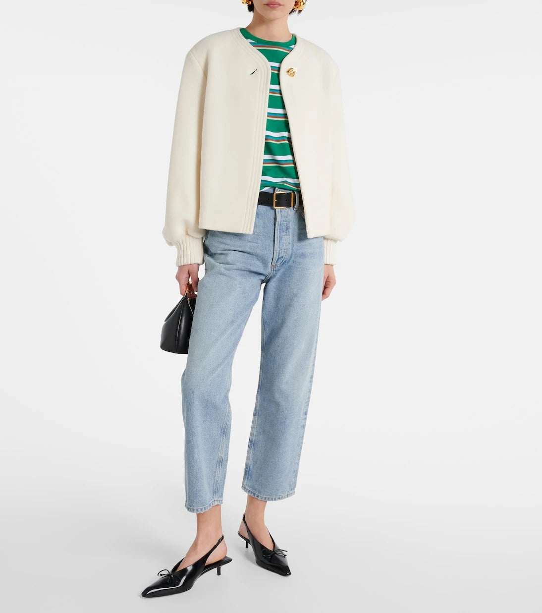 Agolde - 90's Crop mid-rise straight jeans