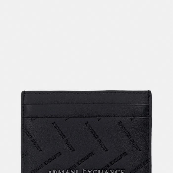 Armani Exchange калъф за карти мъжки от кожа