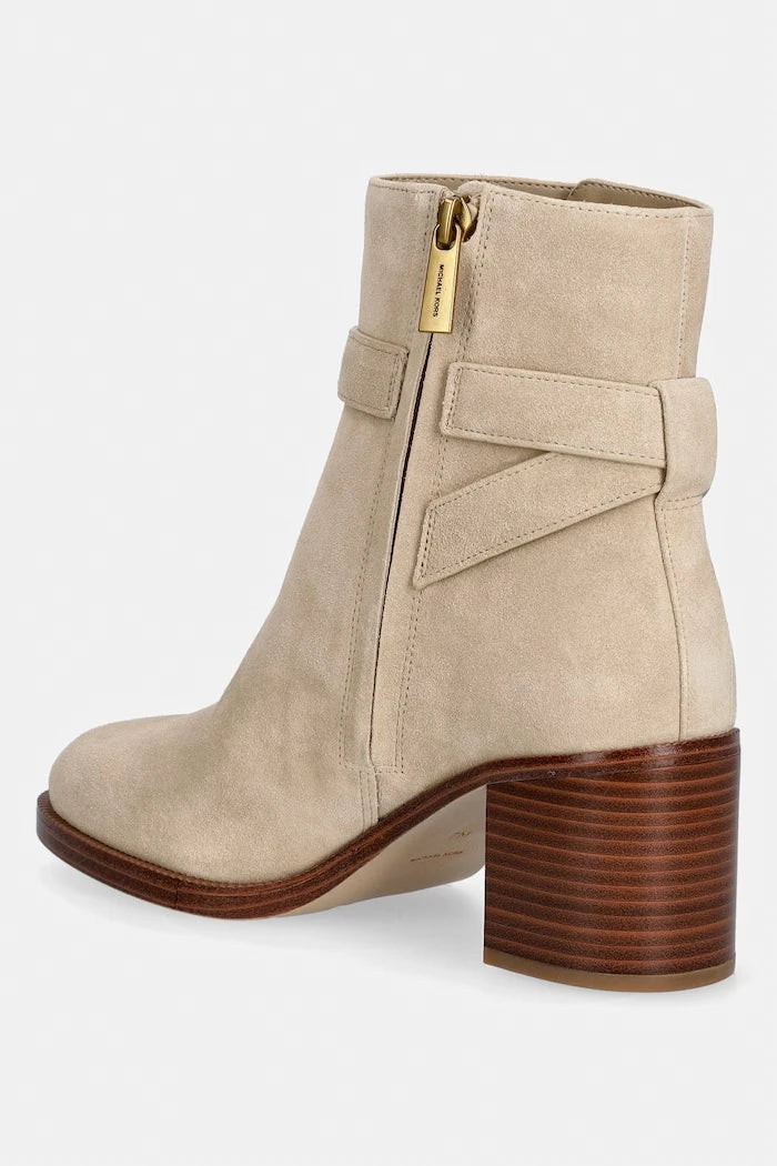 MICHAEL Michael Kors боти дамски от велур Rachel Heeled Bootie