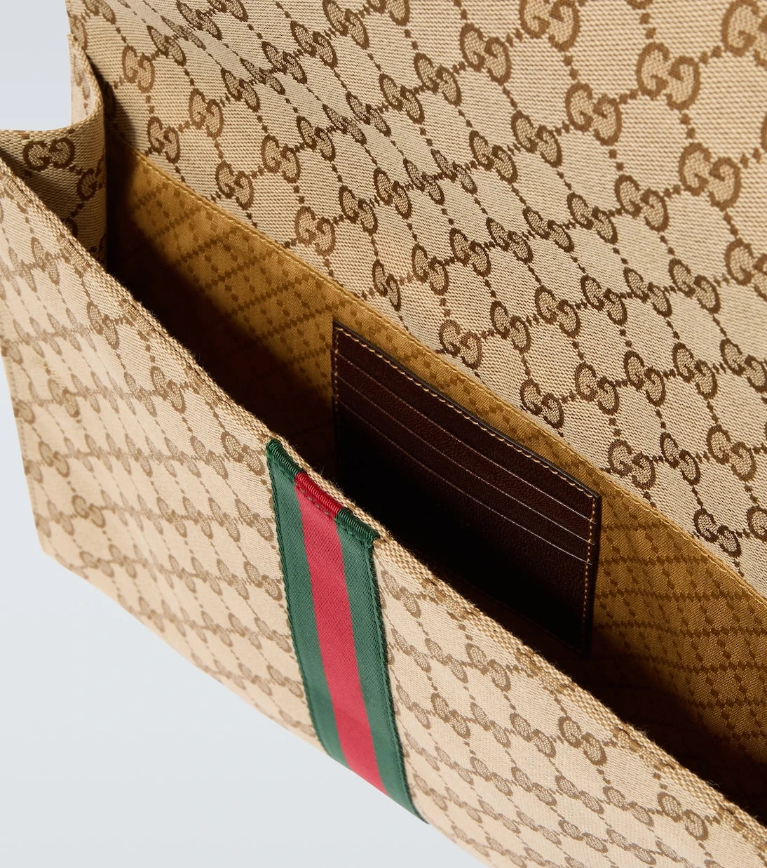 Gucci - GG canvas Medium pouch