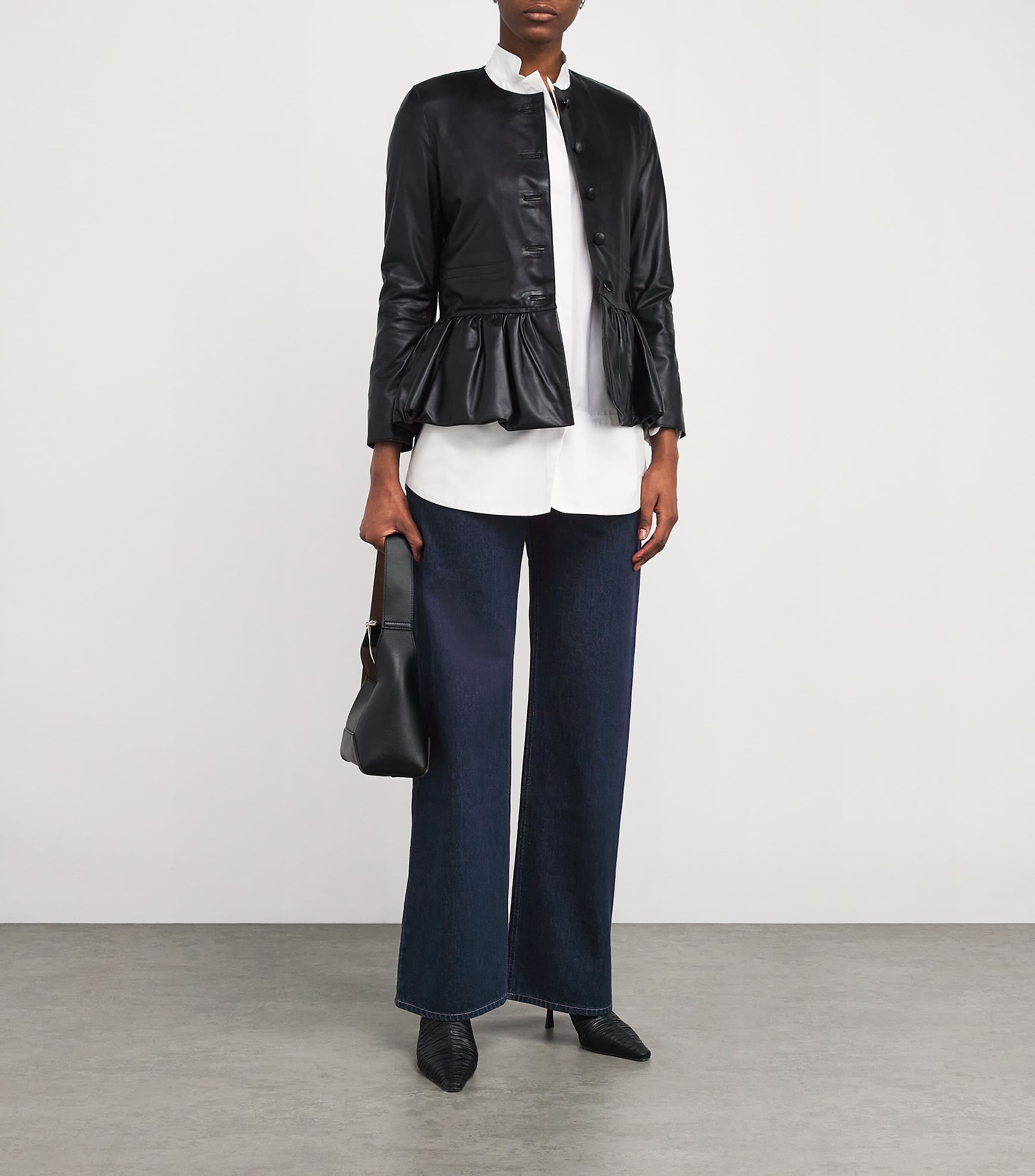 Liberowe Navy Straight Annie Jeans