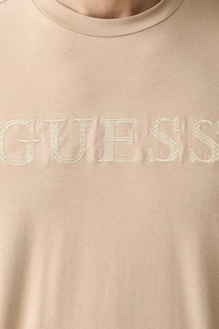 Guess erkek pamuklu elastanlı tişört PRAT