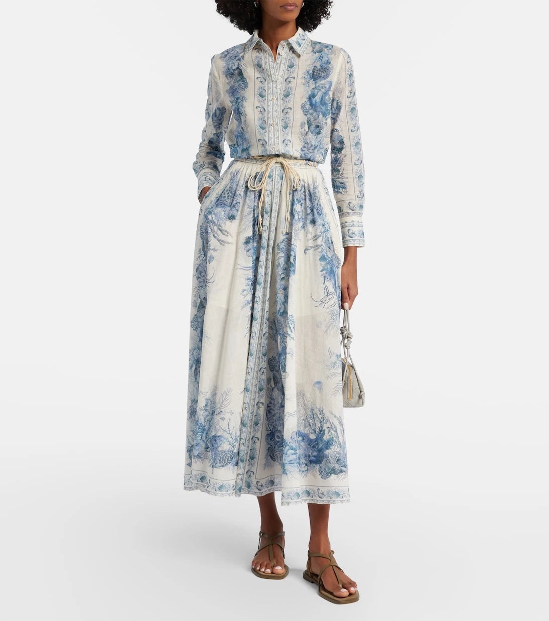 Zimmermann - Wanderlust cotton maxi skirt