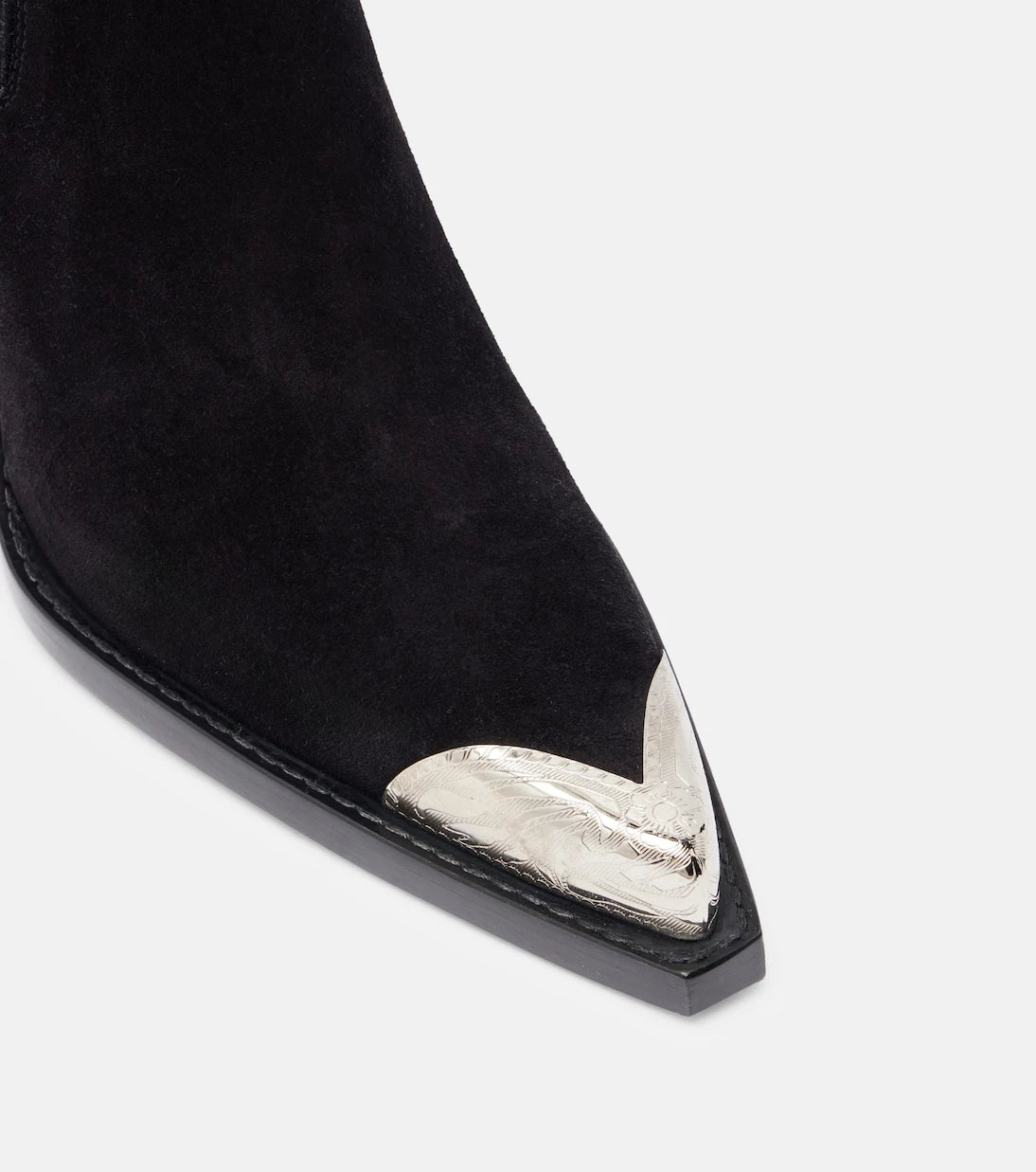 Paris Texas - Dallas embellished suede ankle boots