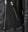 AllSaints Black Leather Dalby Biker Jacket
