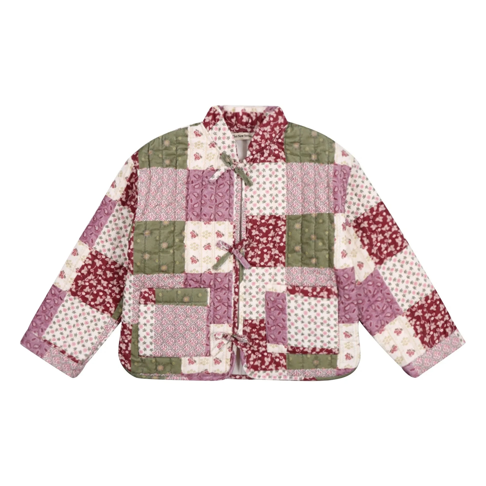 the new society - Melba Patchwork Jacket | Pink