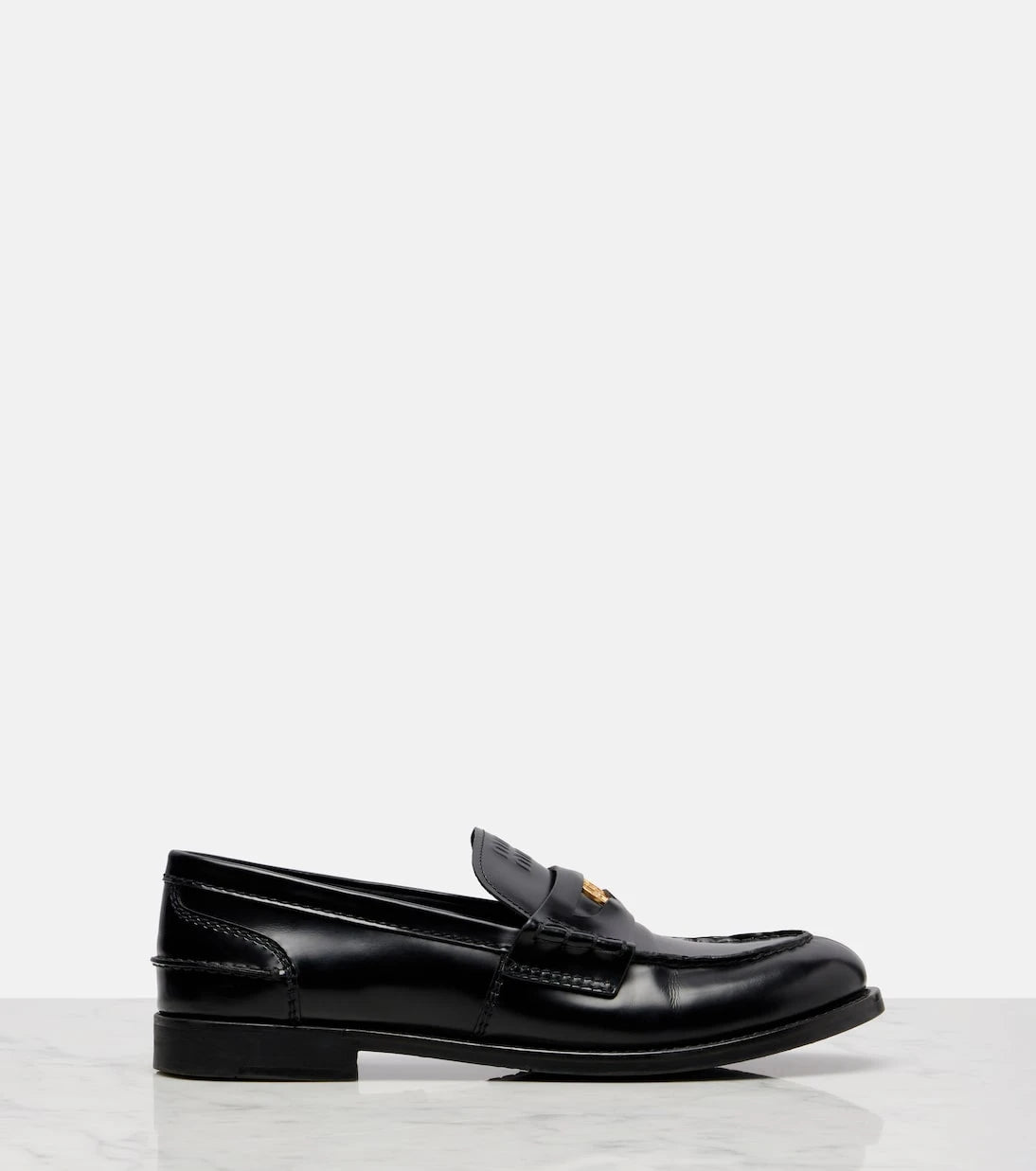 Miu Miu - Leather loafers