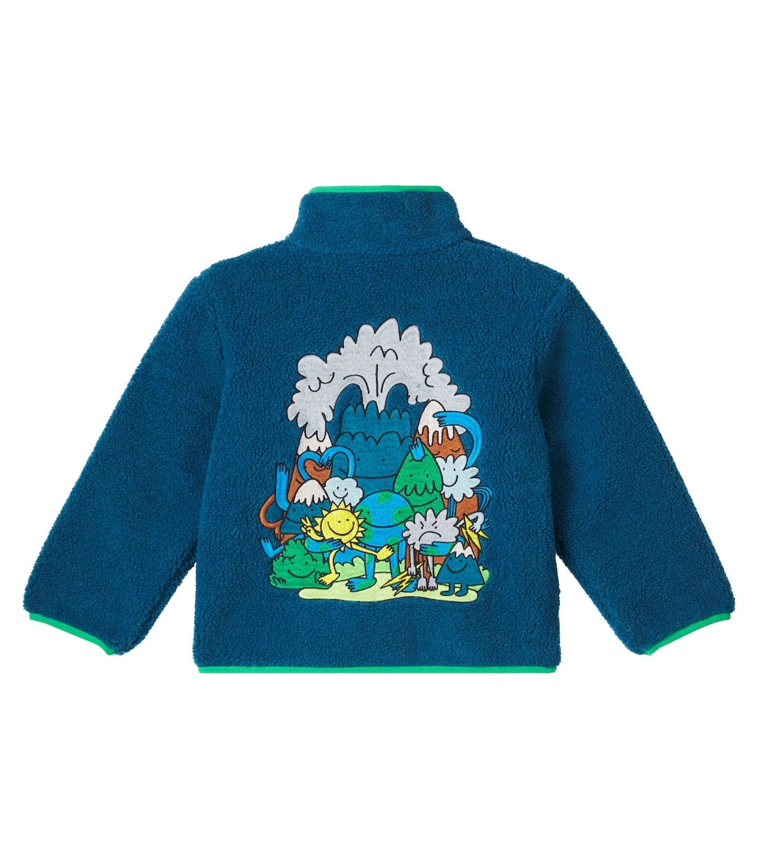 Stella McCartney Kids - Embroidered fleece jacket
