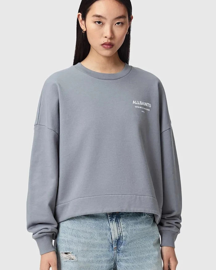 AllSaints kadın pamuklu oversize sweatshirt DREAMER
